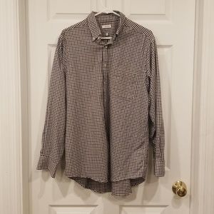 Izod Men's 16 - 16 1/2 Plaid Shirt